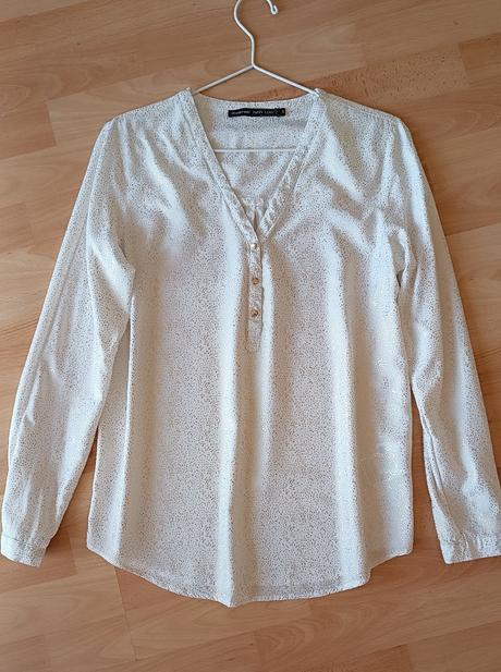 Zlato biela lesklá blúzka, new yorker,s