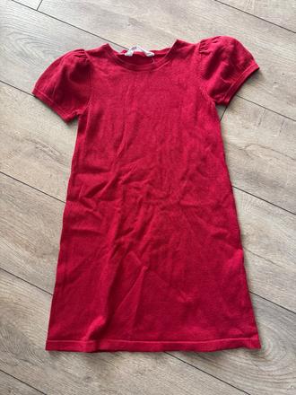 Šaty s trblietavou niťou, h&m,140
