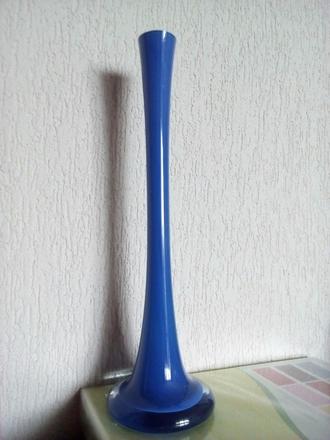 Modrá váza ,