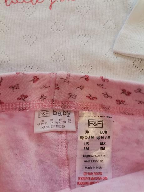 Dievčenska súprava body čiapka leginky, f&f,62