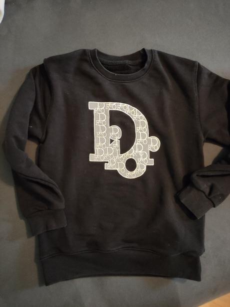 Čierna detská mikina, 128