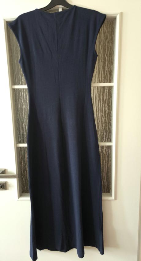 Tmavomodre midi saty mango, mango,s