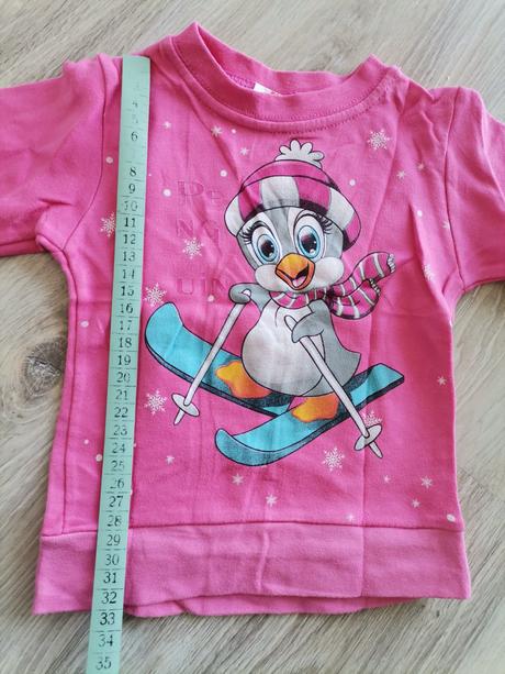 Dievčenska ružová mikina, 92