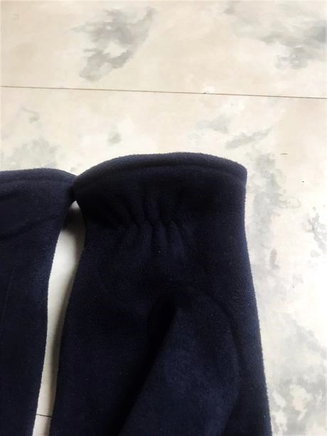 Semišové zateplené rukavice s/m, s