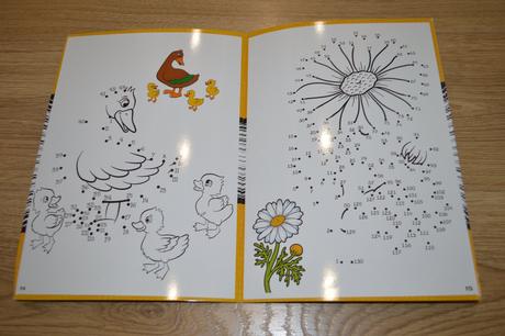 Knižka pospájaj body podľa čísel + fixka, 