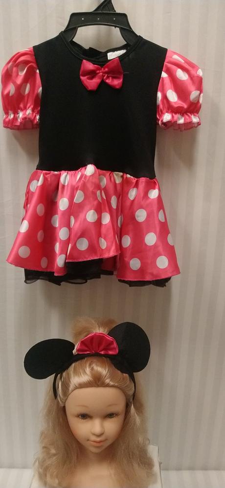 2 dielny kost. minnie mouse toddlers, 2-4r, 92-104, 