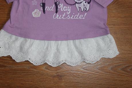 Tričko s volánikom - 1x oblečené, takko,86