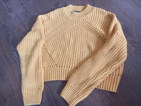 Sveter žltý, new look,164