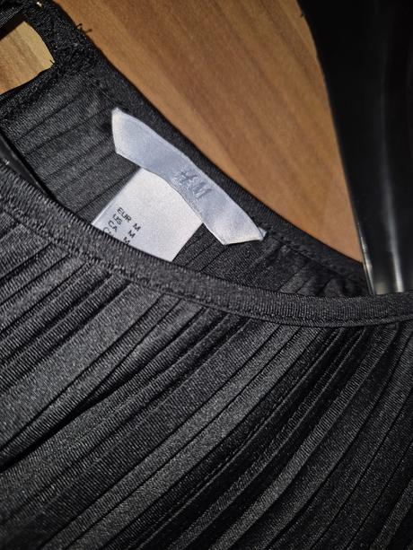 Plisovane saty, h&m,m