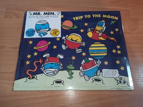 Mr. men glow in the dark puzzle 12pcs,