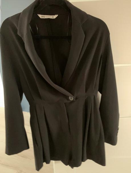 Suknovy overal s plisom zara, zara,m