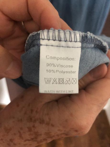 Predám denimové šaty veľkosť m., m