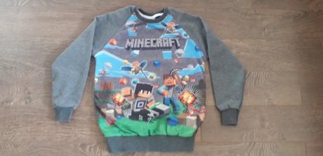 Tricko-mikinka 122-128  minecraft, 122