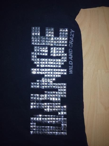 Cierne panske vybijane tricko - dance, new yorker,m