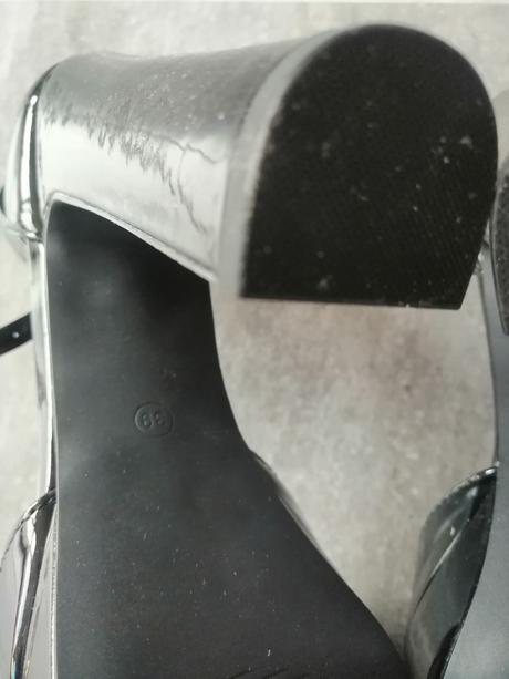 Mary jane čierne lakovky evenodd,v38-39,vd 24,5 cm, 38