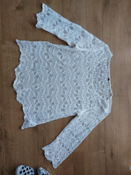 Krajkovana bluzka, h&m,m