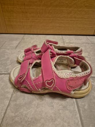 Ružové sandále pre dievča 27, 27