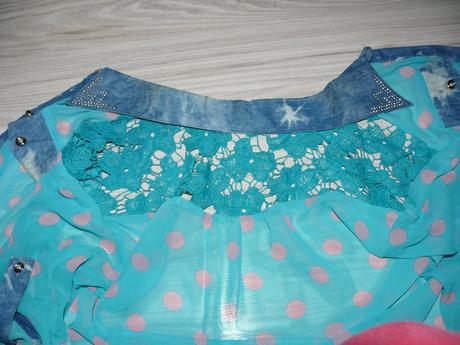 Bodkovaná blúzka m/l, l