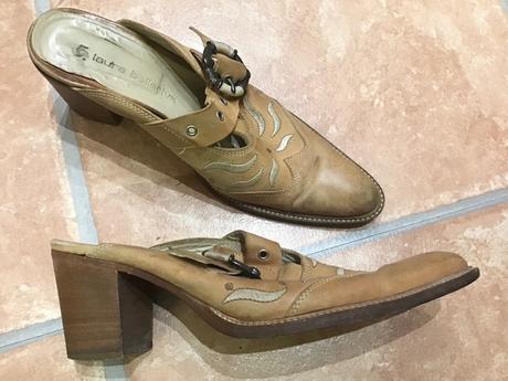 Kožené šľapky, 37