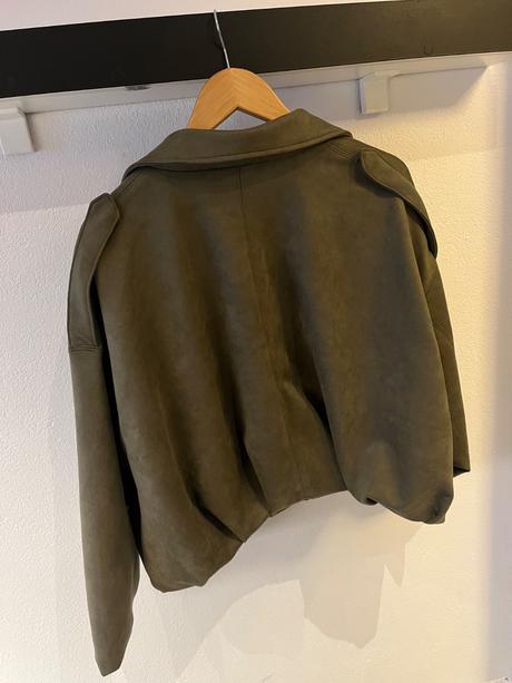 Dánska semišová bunda bomber, s