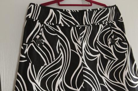 Čierno biela sukňa h&m m, m