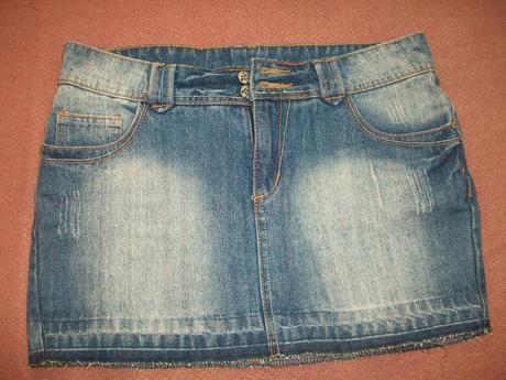 Suknicka riflova malonosena, velkost 38, okay,38