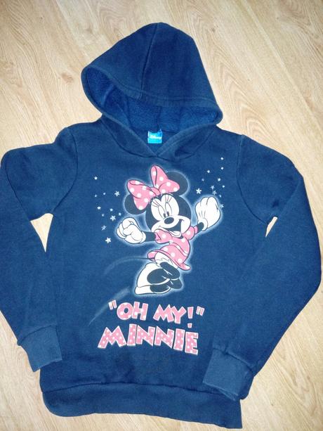 Tmavo modrá minnie mikina, disney,158