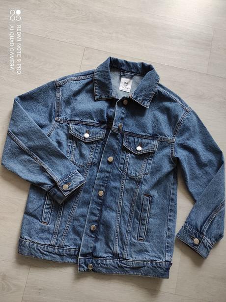 Oversize riflova bunda, sinsay,34