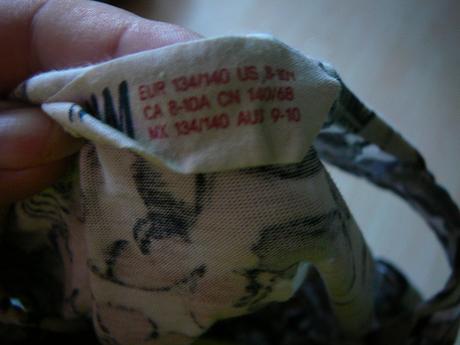 Dievcenske saty, h&m,134