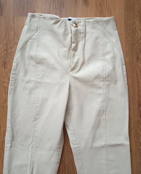 Štýlové kožené nohavice zara, zara,m