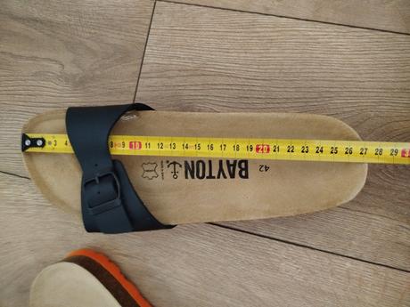 Kožené šľapky bayton 42, 42