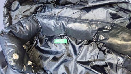 Benetton presivana paperova bunda, cierna, benetton,146