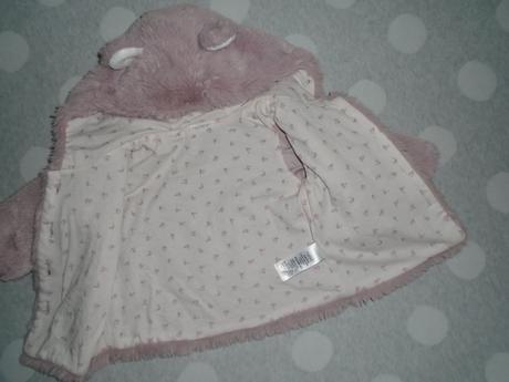 Teplý kabátik na 3 až 6 mesiacov, next,68