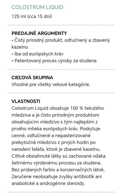 Colostrum, 
