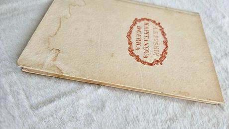 Kniha 'kapitánova dcerka', a.s. puškin, 