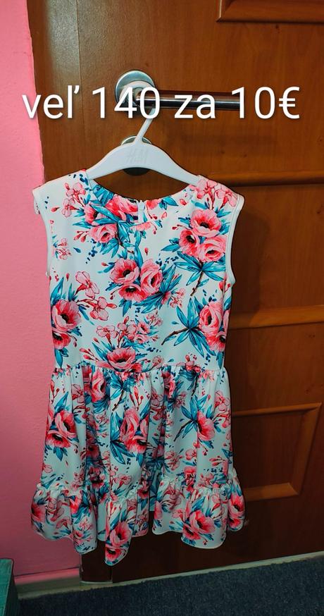 Nové spoločenské šaty veľ.140, disney,140