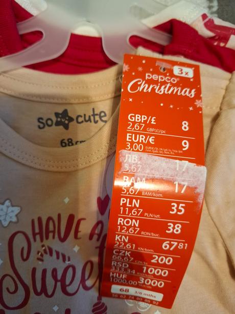 Vianočné body, pepco,68