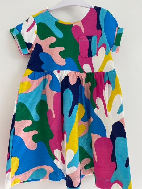 Bavlnené šatky pre princeznu, mini boden,110