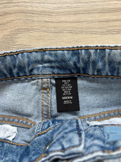 Kratke rifle, denim,128