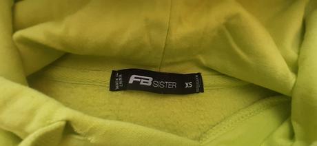 Krikľavo zelená mikina veľ. xs, new yorker,s