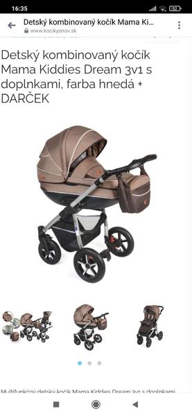 Má niekto kočík Mama Kiddies dream 2 v 1?