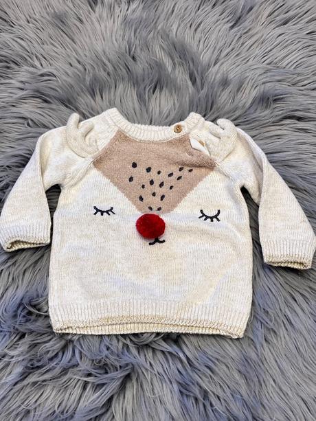 Dievčenský sveter so sobíkom (62), f&f,62