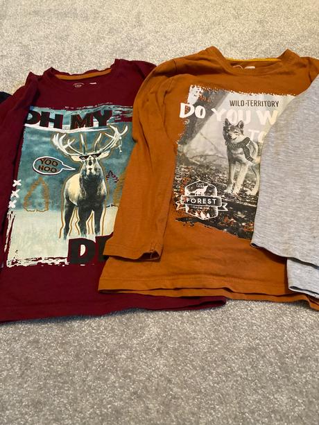 Detské trička dlhy rukáv, 116