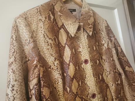 Prechodný kabátik s hadím vzorom, vero moda,42