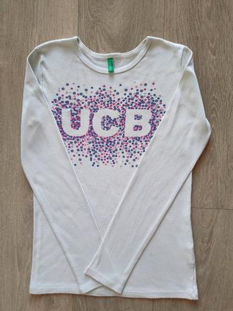 Dievčenské tričko zn. benetton, 11-12 r., veľ. 160, benetton,158