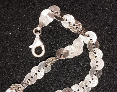 Náramok zo sterlingového striebra ag 925/1000, 