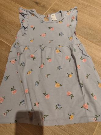 Letné šaty s kvietkami h&m, h&m,92