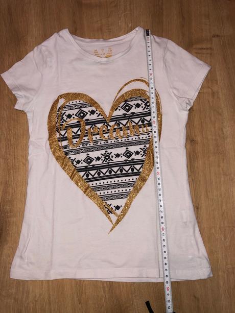 Biele tričko, f&f,122