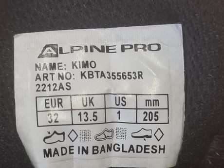 Botasky alpine pro - kimo, alpine pro,32