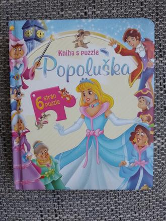 Kniha s puzzle popoluška,